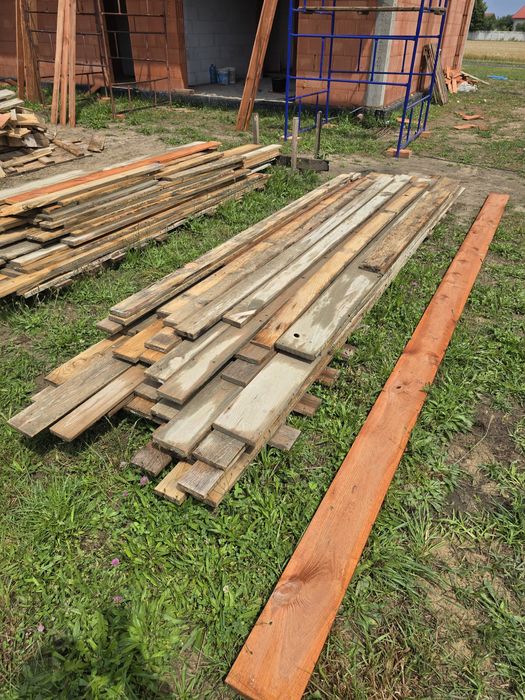 Stemple budowlane 2.75 oraz deski
