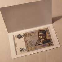 Banknot 20 zł 2018 Niepodległość Józef Piłsudski