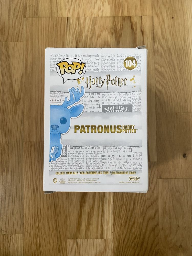 Uszkodzona figurka Funko Pop Harry Potter #104 Patronus Harry Potter