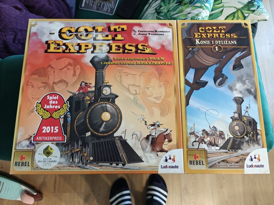 Colt Express + dodatek Konie i Dyliżans - gra planszowa - stan bdb-