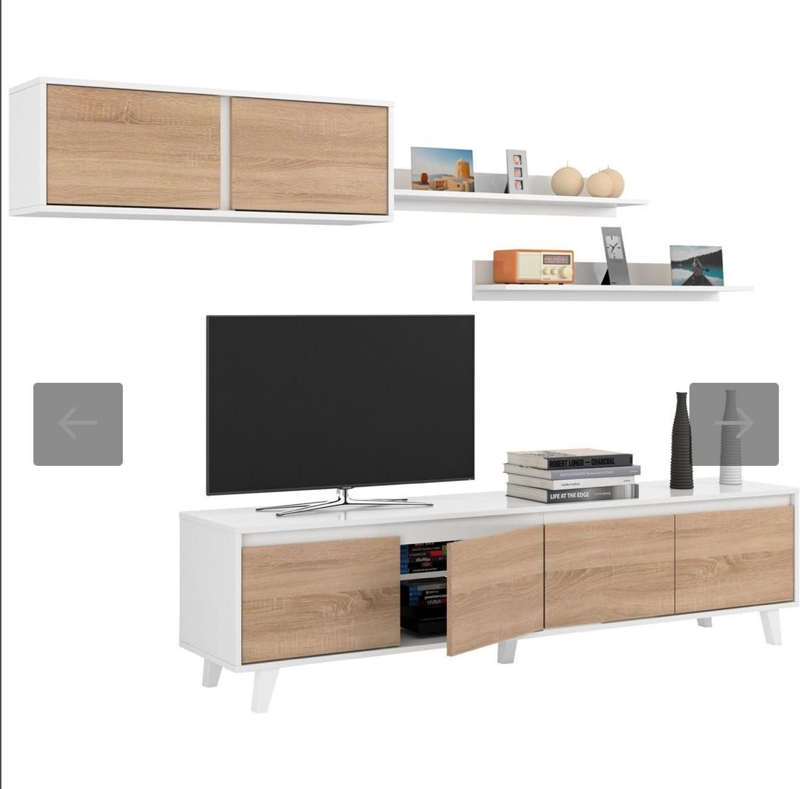 Móvel+prateleiras /base televisão