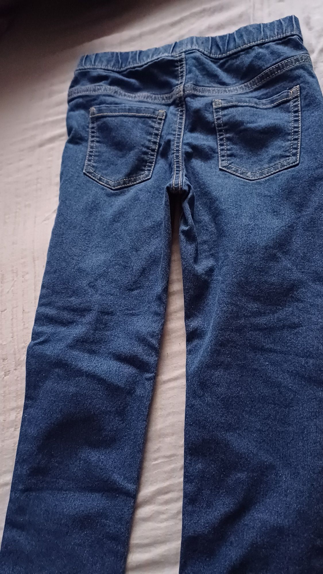 Spodnie jeansy na gumkę