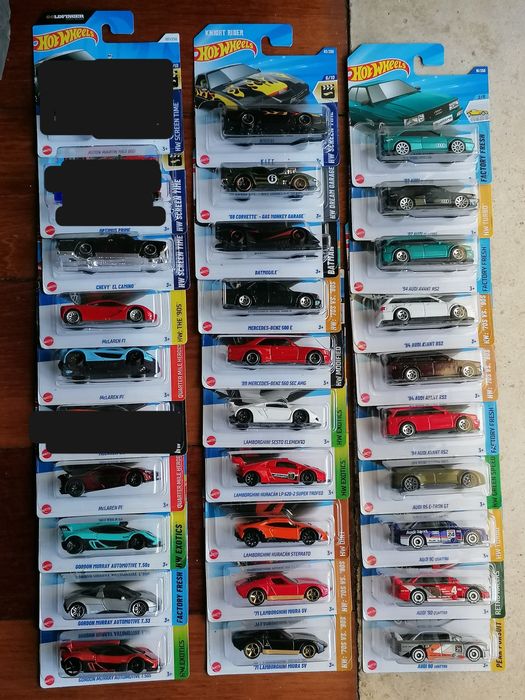 Hotwheels vários 2023, 2024, 2025