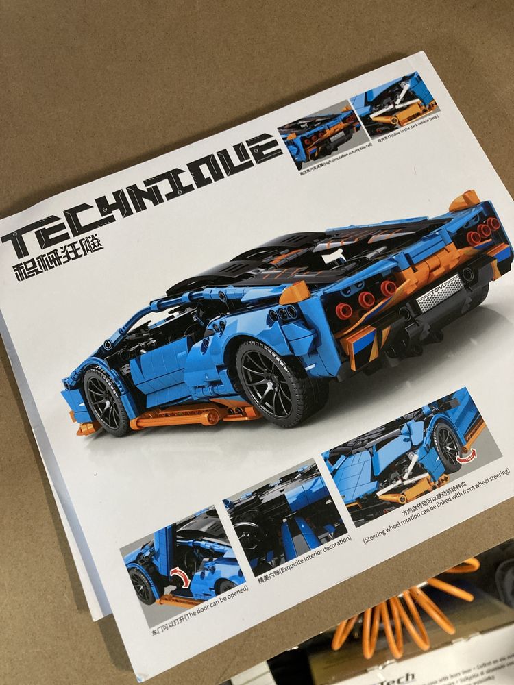 Klocki LEGO Technical 1:14 Lamborghini Sián Blue