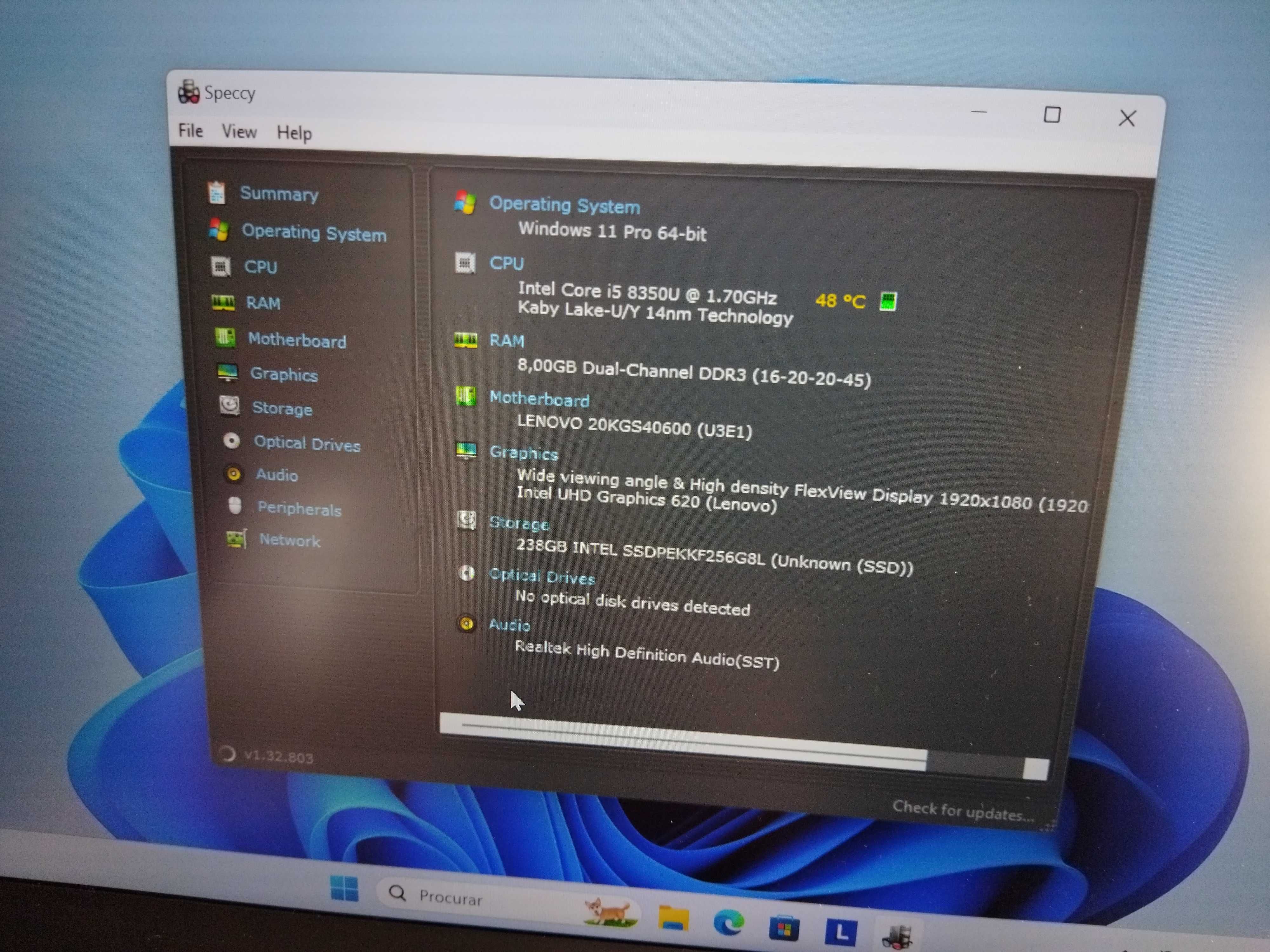 Lenovo X1 Carbon gen6 i5 8gen+256 ssd +8gb ram+BATERIA NOVA