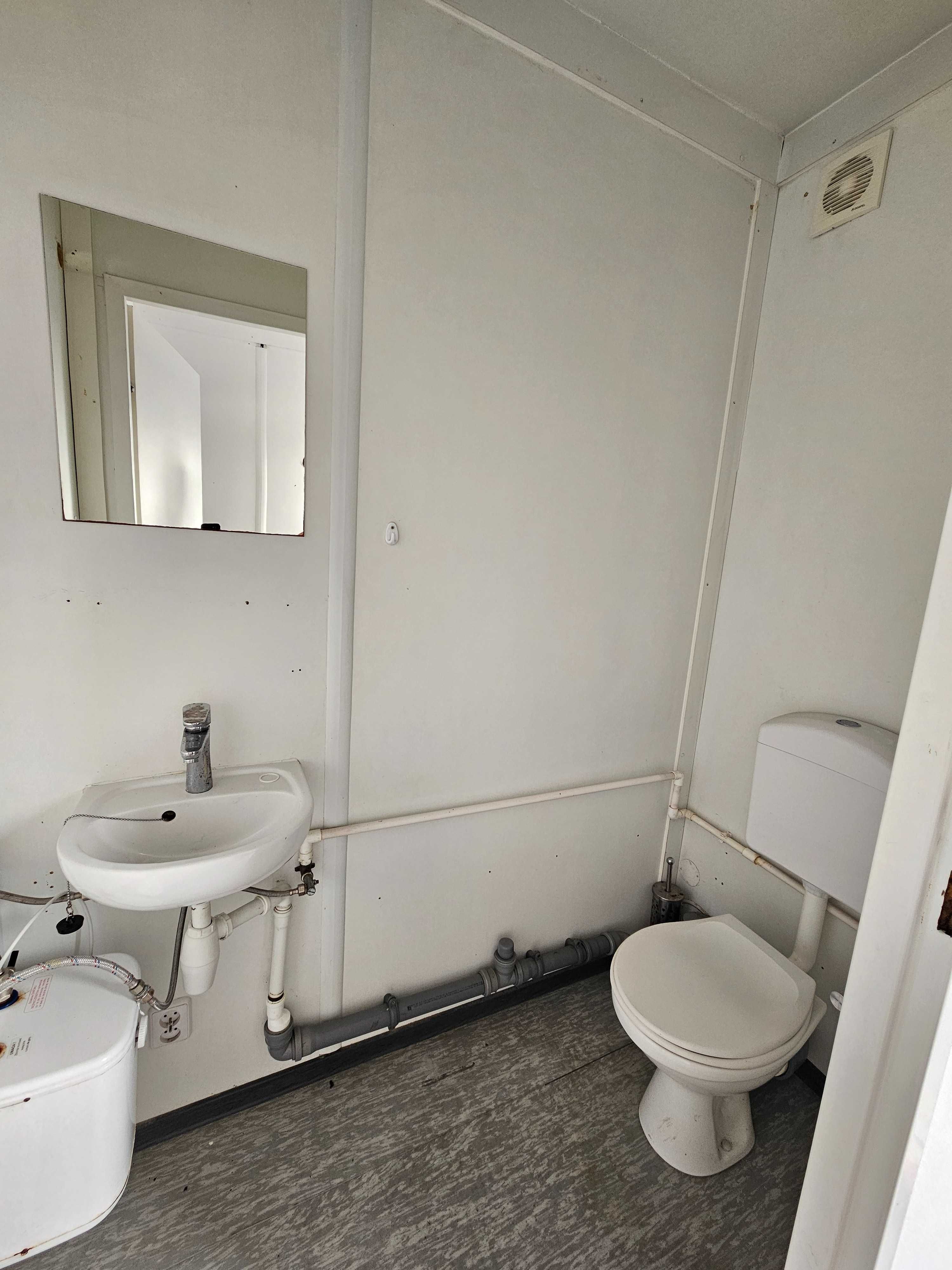Kontener Biurowo-Socjalny z WC | Bardzo Dobry Stan | sanitarny