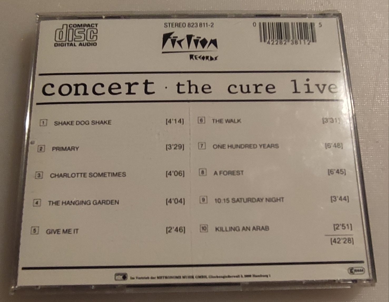 The Cure "Concert" cd