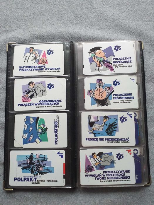 Stare karty telefoniczne polskie i zagraniczne - 147 szt.