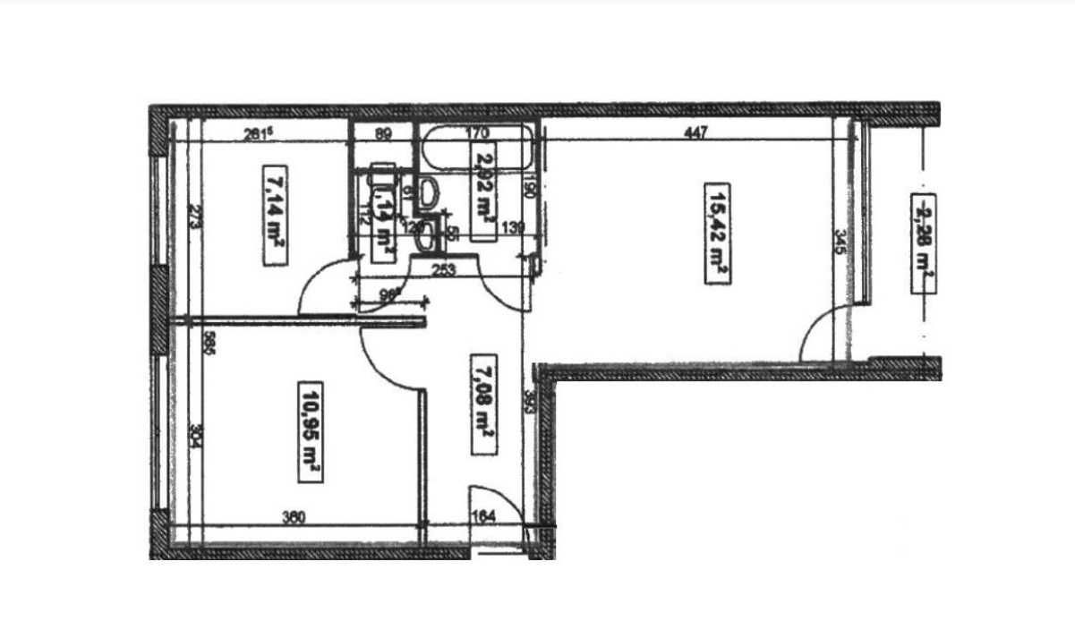 Mieszkanie m-3 46,92m2 z klimatyzacją, Łódź-Bałuty