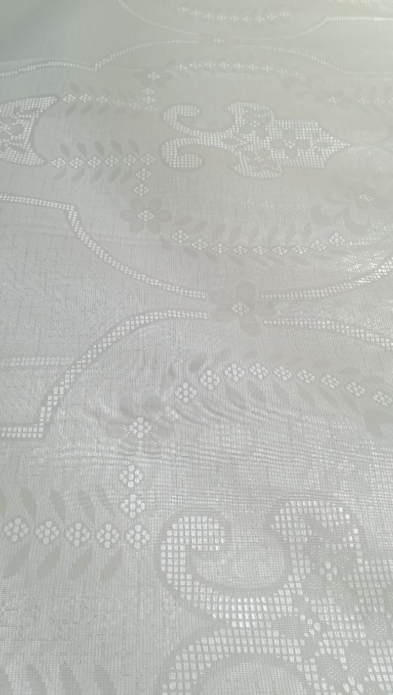 Tecido (nylon branco) para cortinados