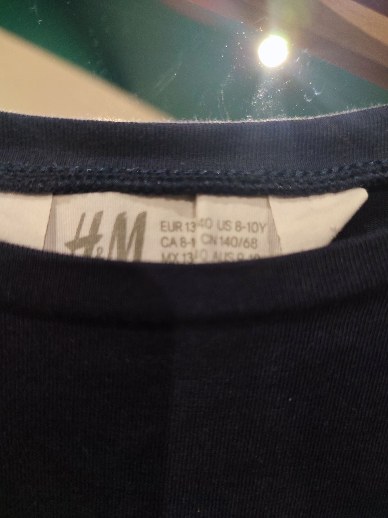 Longslave bluzka długi rękaw H&M r 134/140