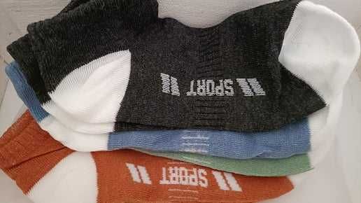 Meias Sport, cano baixo, 5pares (35 ao 43) » artigo NOVO*