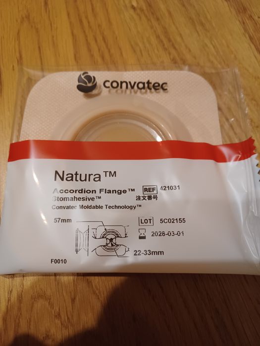 Płytki akordeonowe Natura Convatec Accordion 57 mm 22-33 mm 5 sztuk