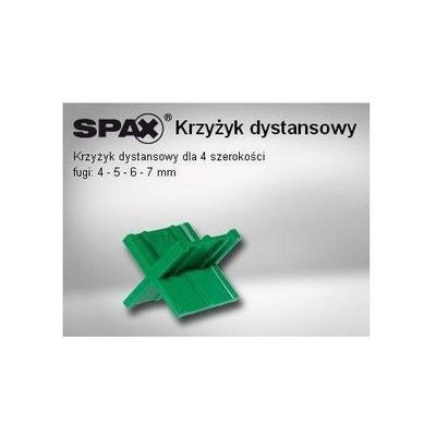 Krzyżyk Dystansowy SPAX - 60 zł/12 sztuk
