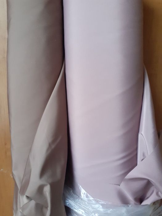 Ткань плащевка Канада капучино и тёмная пудра