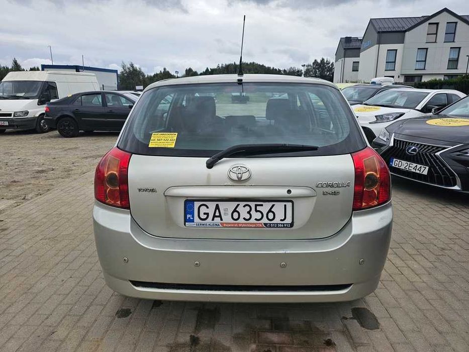 Toyota Corolla 2005r/1.4diesel/90KM/opłaty aktualne/klimatyzacja