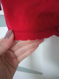 Czerwony sweterek hm rozmiar 68