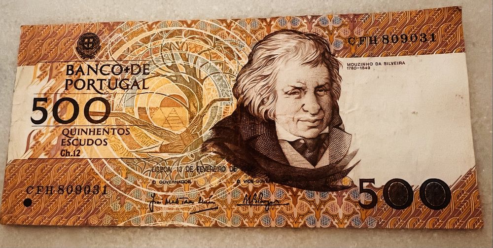 Nota de 500 escudos