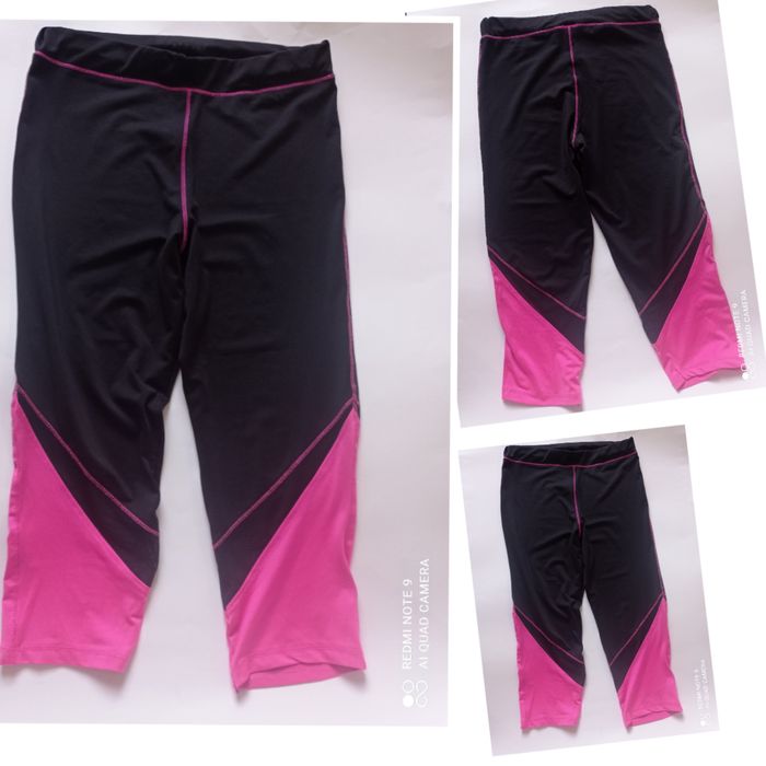 Active super legginsy 3/4 damskie trekkingowe, treningowe rozmiar M