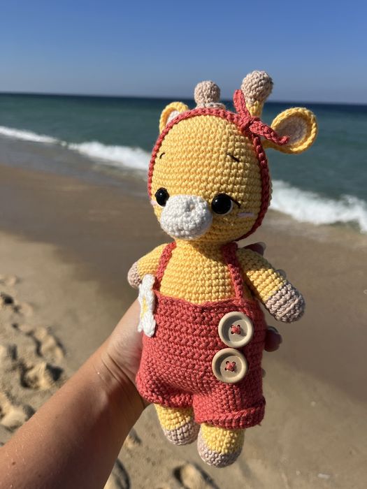 Girafa peluche amigurumi