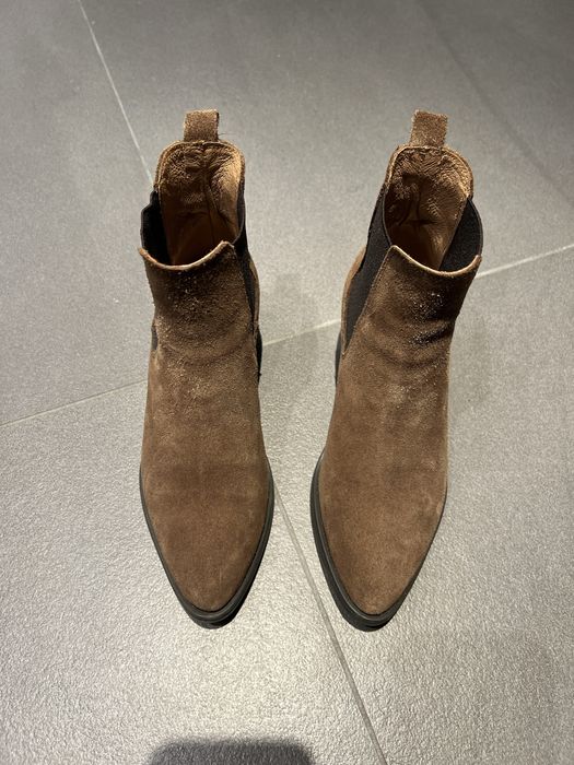 Botas camuça senhora