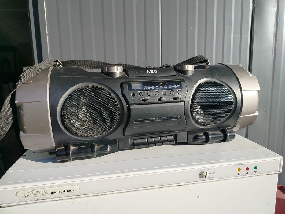 Boombox AEG bumbox radio odtwarzacz DVD USB sd