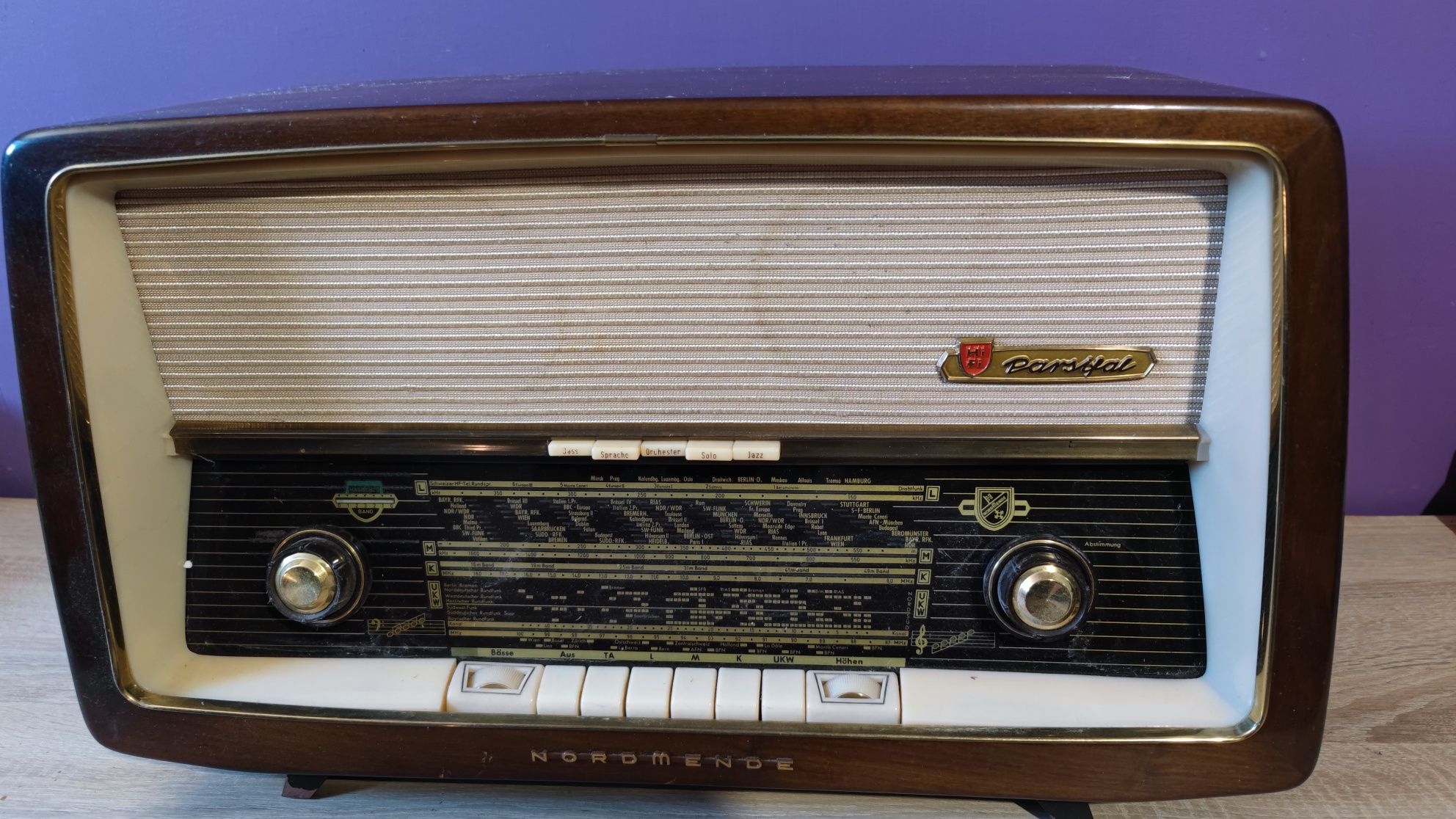 Stare radio lampowe Nordmende stan idealny