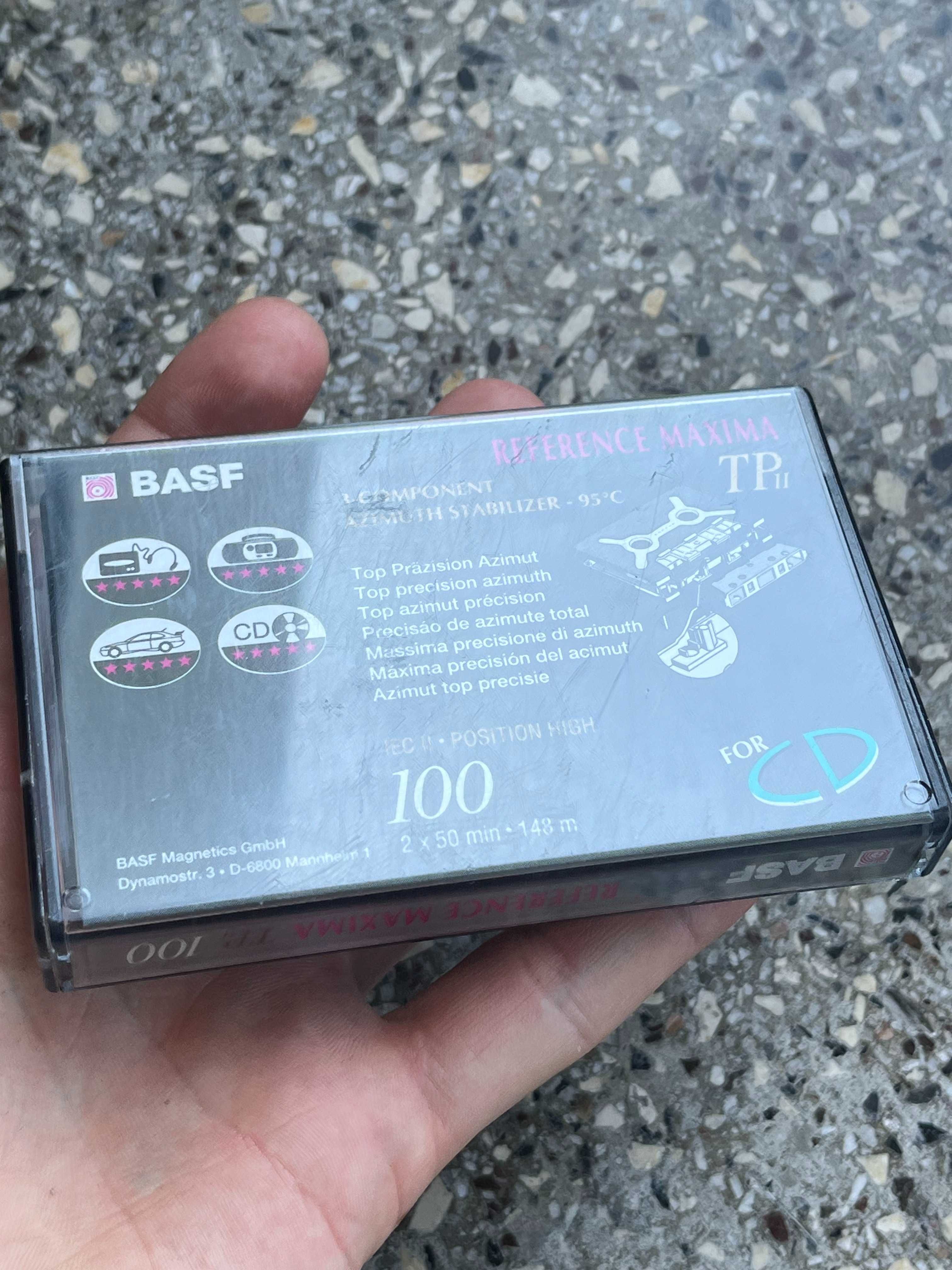 Kaseta magnetofonowa BASF Reference Maxima TP II 100