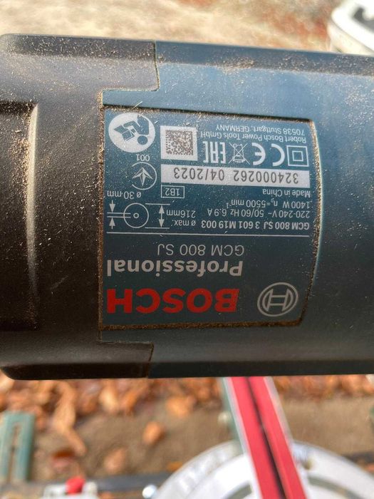 Piła ukosowa ukośnica BOSCH GCM 800 + stół + tarcza CMT