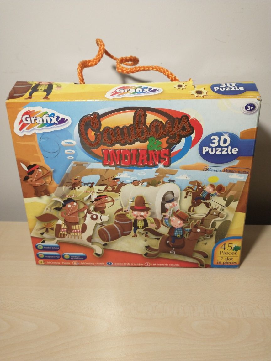 Puzzle Grafix COWBOYS & INDIANS 3D