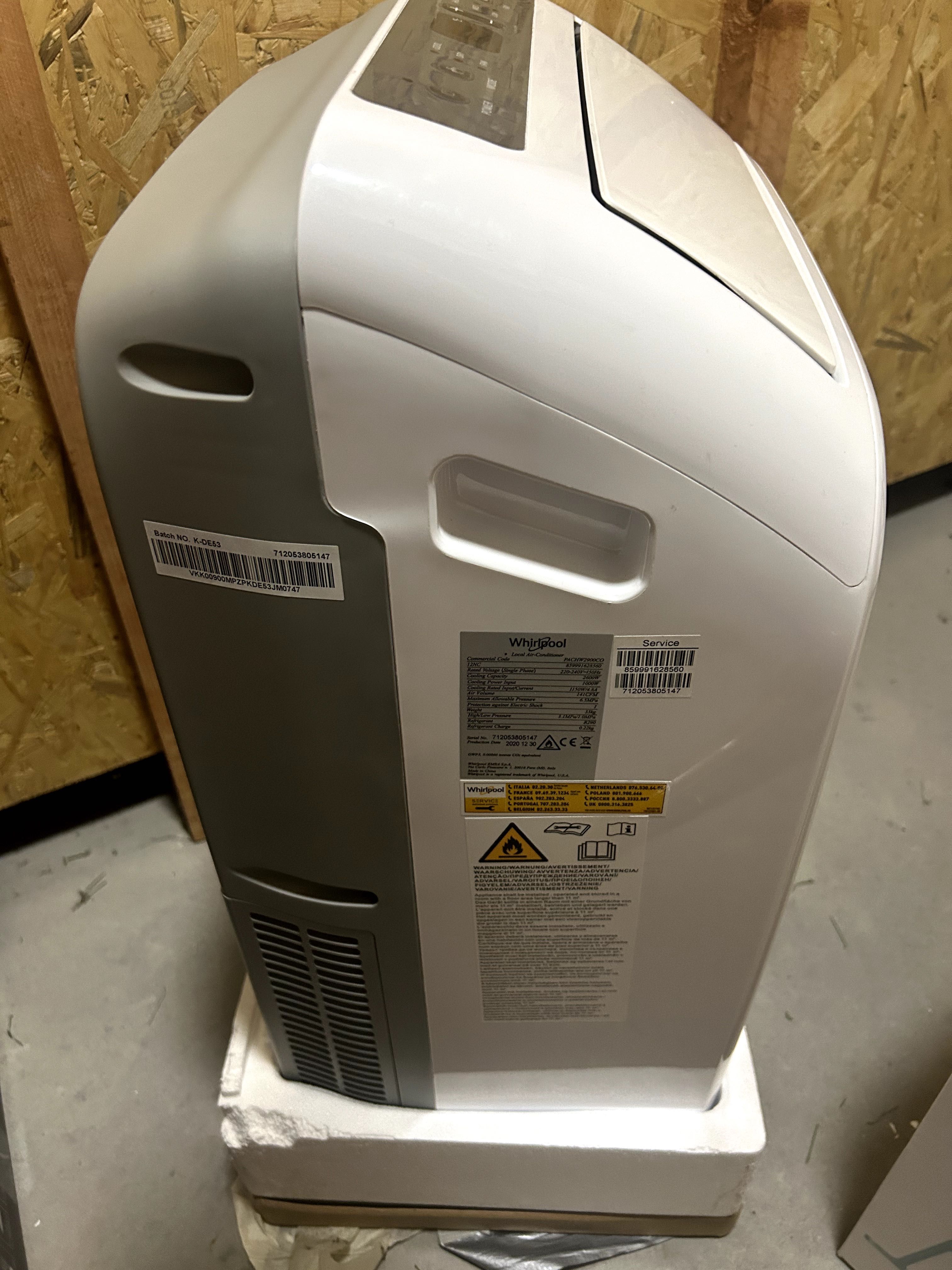 OKAZJA !! Klimatyzator Whirlpool PACW2900CO GWARANCJA DO 2027 !!