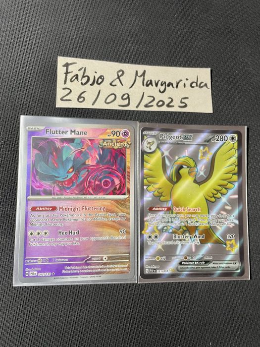 Cartas Pokémon várias raridades e coleções