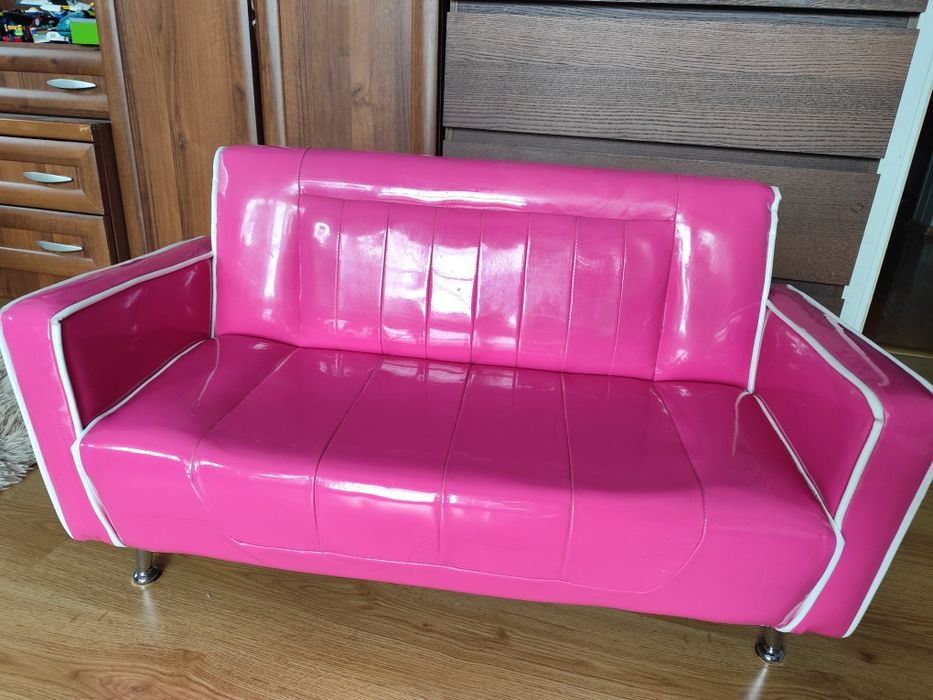 Komplet mebli do pokoju dziewczynki, sofa+fotel
