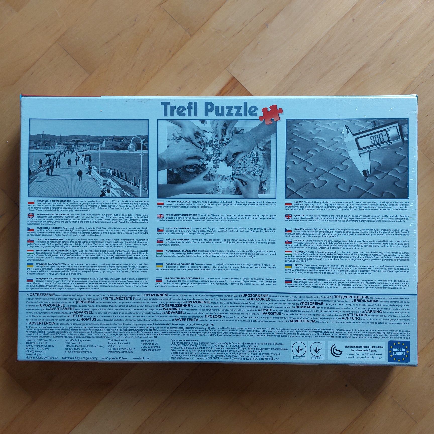 Puzzle Trefl konie 1000+500 NOWE w folii