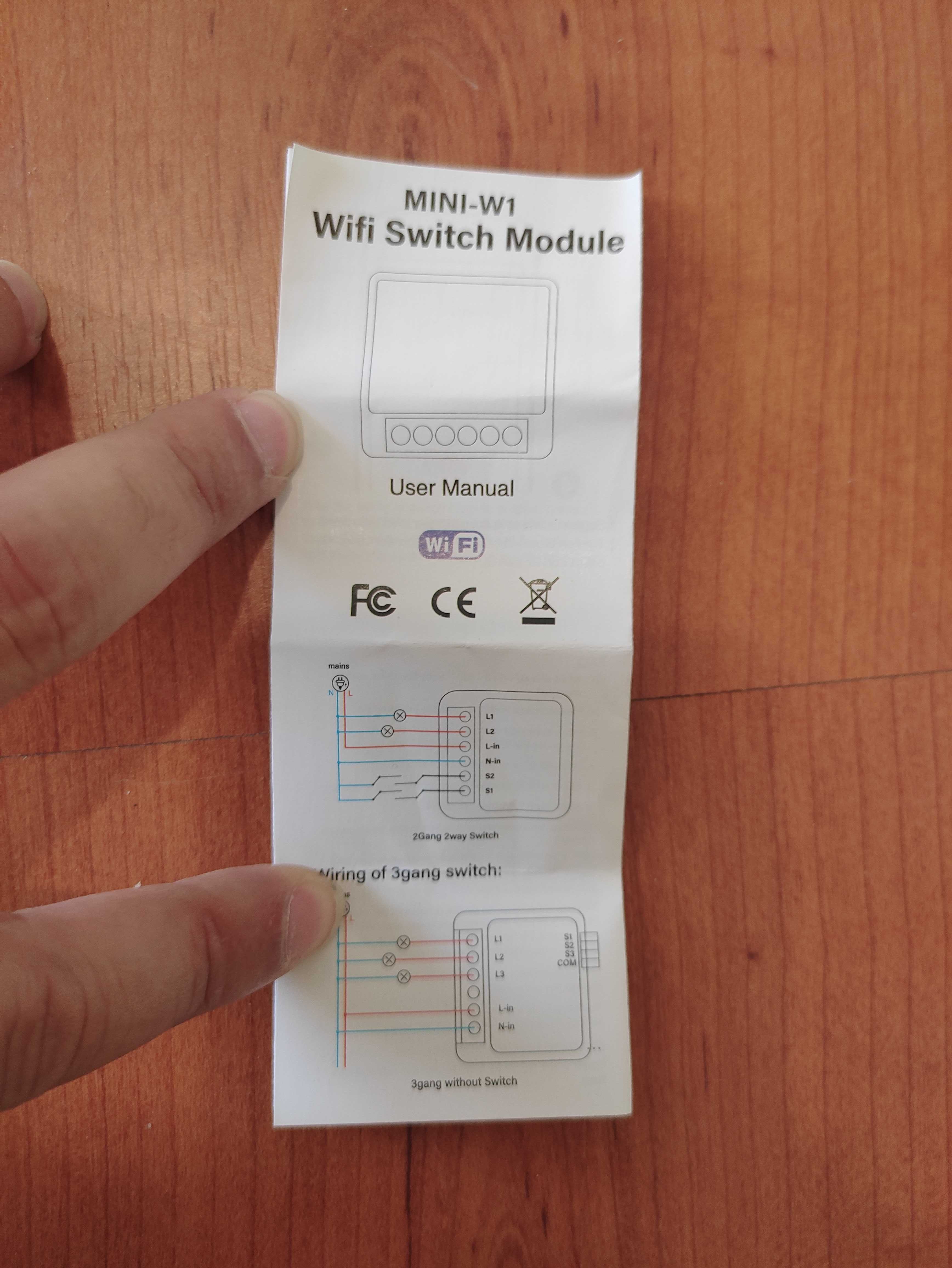 kit interruptor duplo autoalimentado + 2módulos inteligentes Tuya Wifi