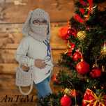 Шапка балаклава з пряжі Alize Puffy