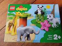 Lego Duplo 10904 małe zwierzątka zoo żyrafa panda słoń