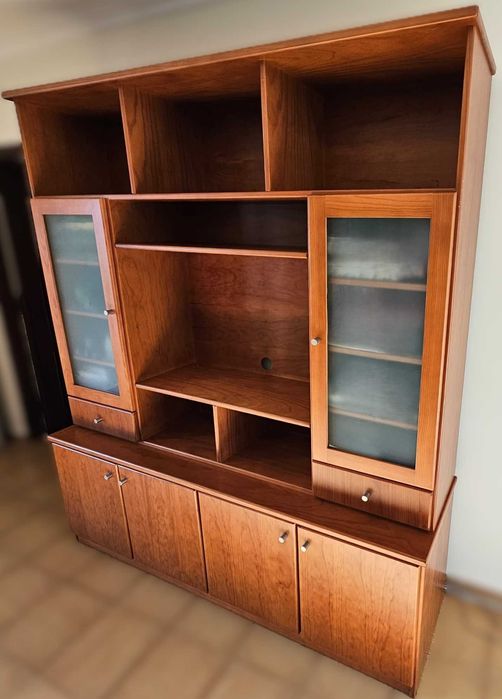 Móvel de TV estante e cristaleira