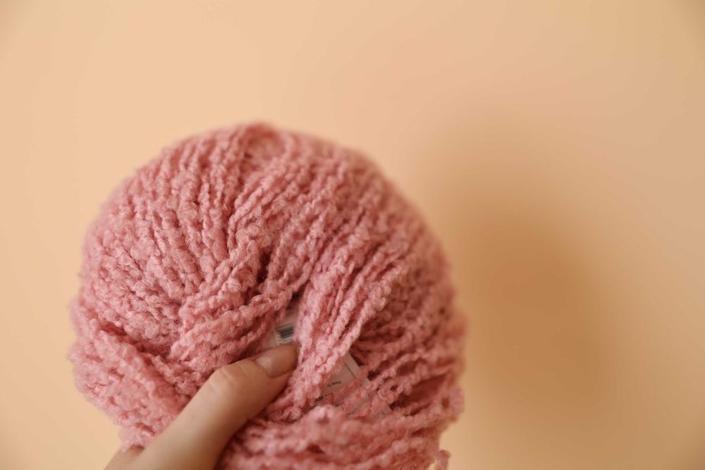 Włóczka bukla DMC BOUCLETTE 50g 04 róż *cukierkowy róż