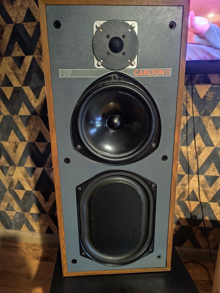 Kolumny Kef Carlton 2 modyfikacja Wilk