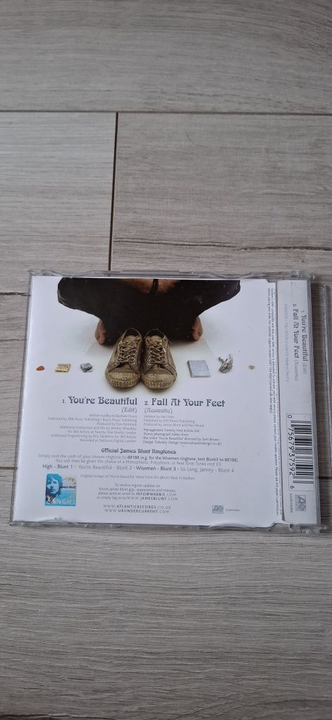 James Blunt 2cd- You re Beautiful/Goodbye my Lover cd singiel