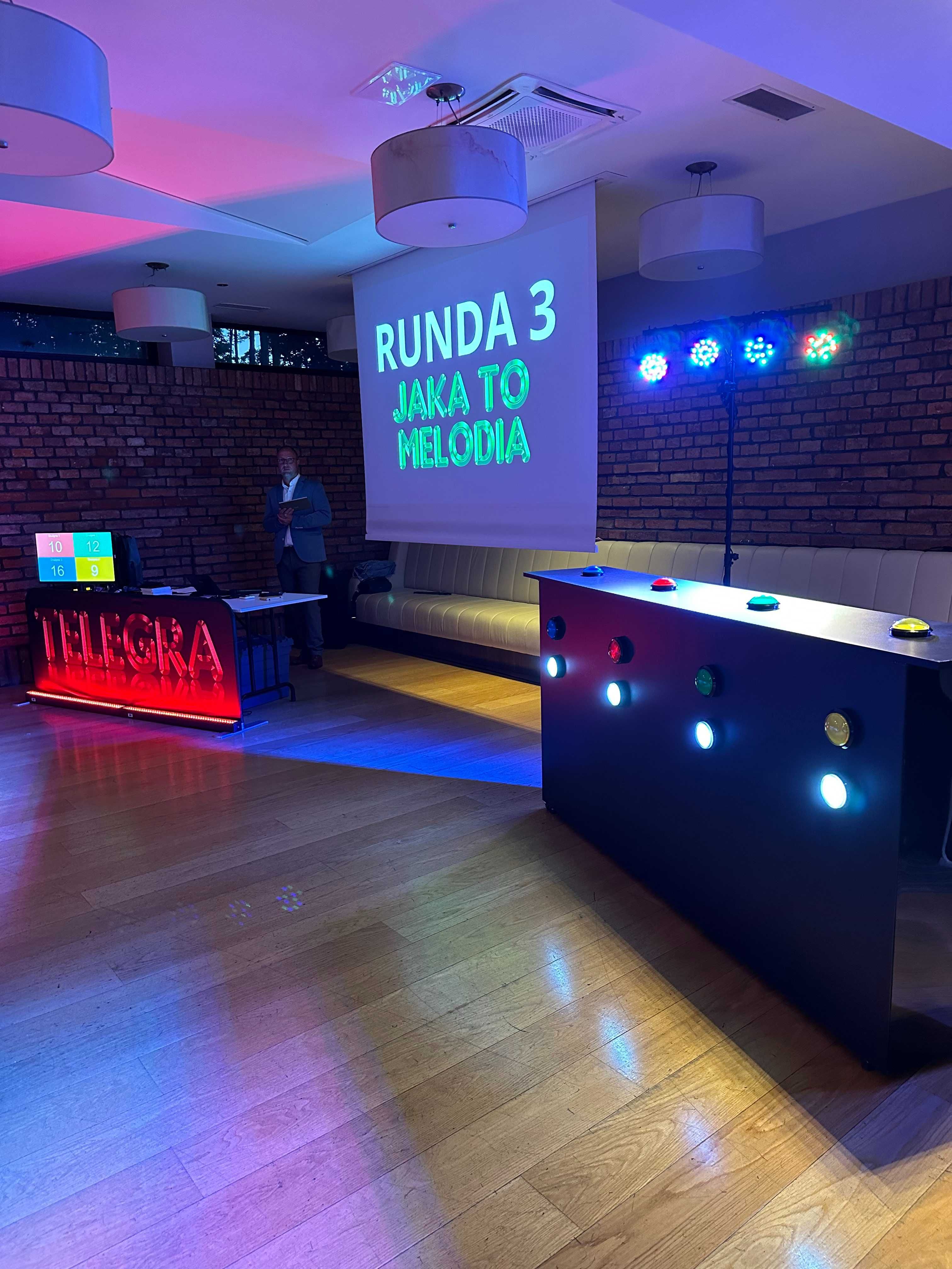 Teleturniej telegra na imprezę event konferencję