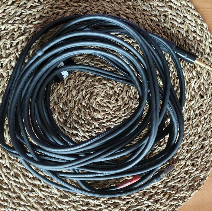 Kabel słuchawkowy 6,3- 2x 3,5 Mogami 6m