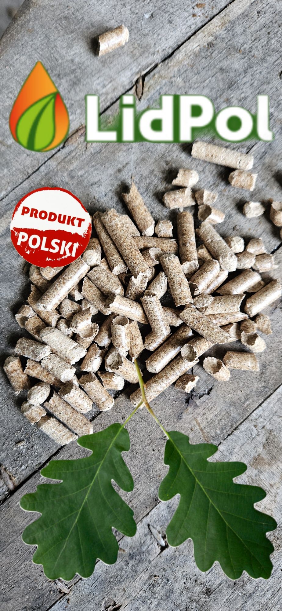 Pellet pelet drzewny polski Dębowy 100%