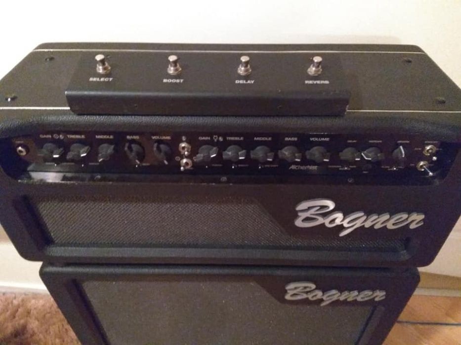 Bogner Alchemist tube guitar amp. Head and cabin.