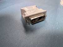 Adapter Przejściówka VGA na DVI-I (Analog) Niebieski Sprawny