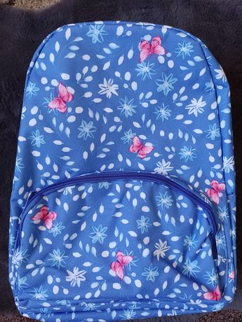 Plecak  z Avon niebieskie kwiaty