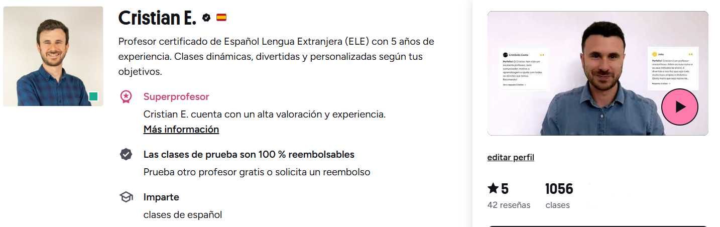 Professor Nativo de Espanhol (ELE) – Aulas Divertidas e Personalizadas