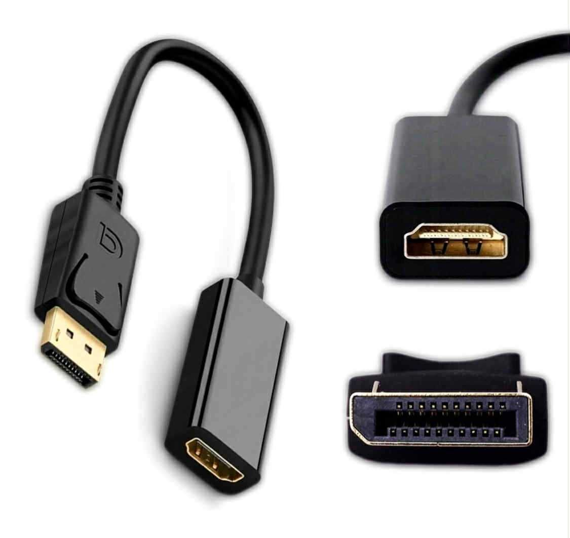 Adapter DisplayPo do HDMI przesylanie obrazu i dzwieku z laptopa na TV