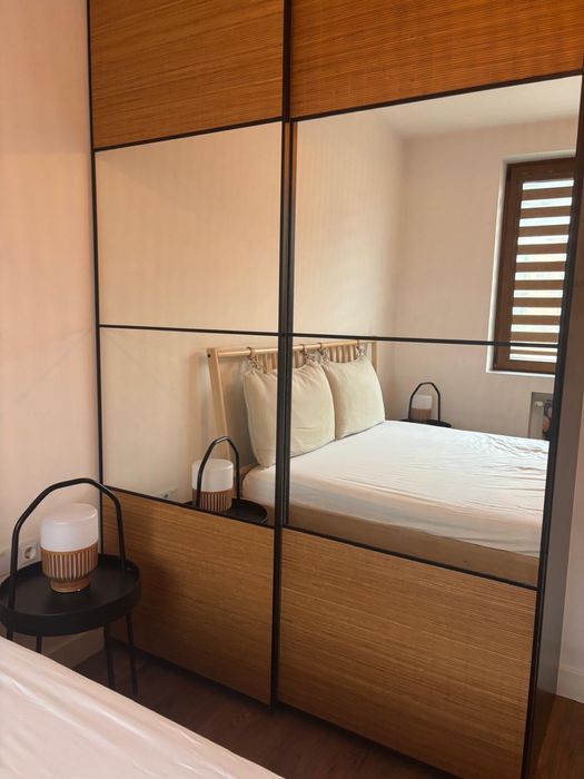 Komplet mebli do sypialni Ikea łóżko, szafa, komoda